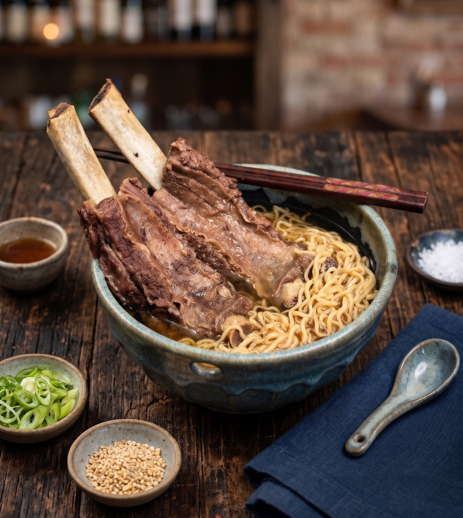 Braised Beef Rib Soup - The Ramen Bae