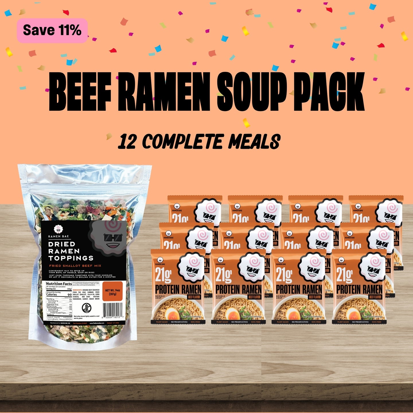 Beef Ramen Soup Pack