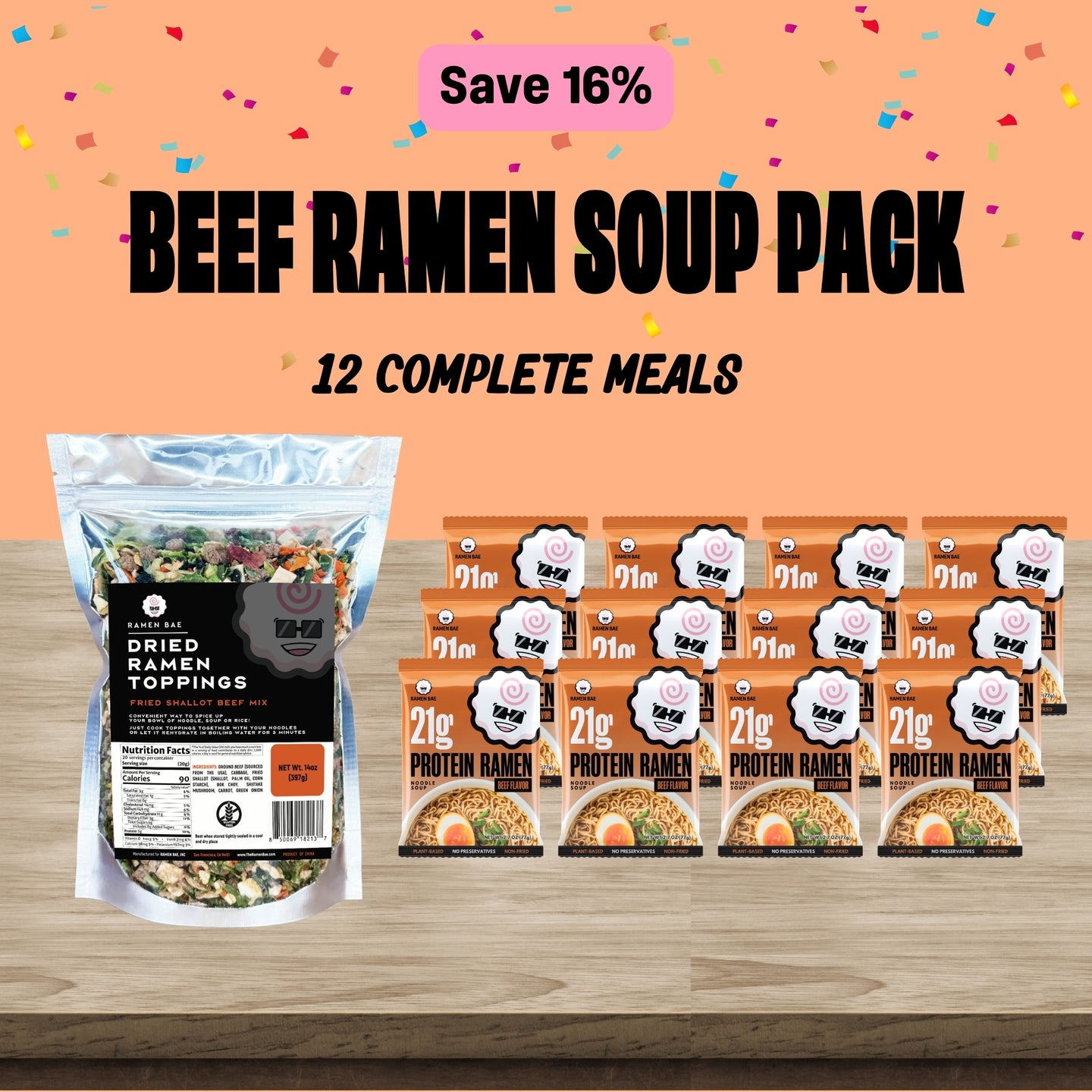 Beef Ramen Soup Pack