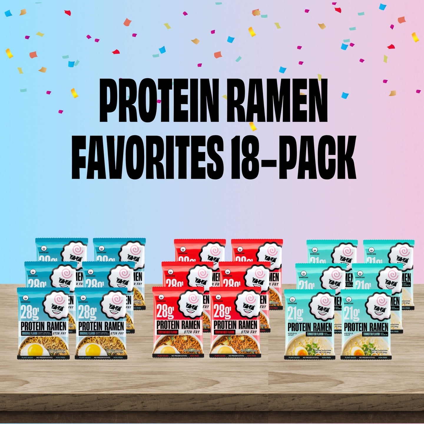 Protein Ramen Favorites 18-Pack
