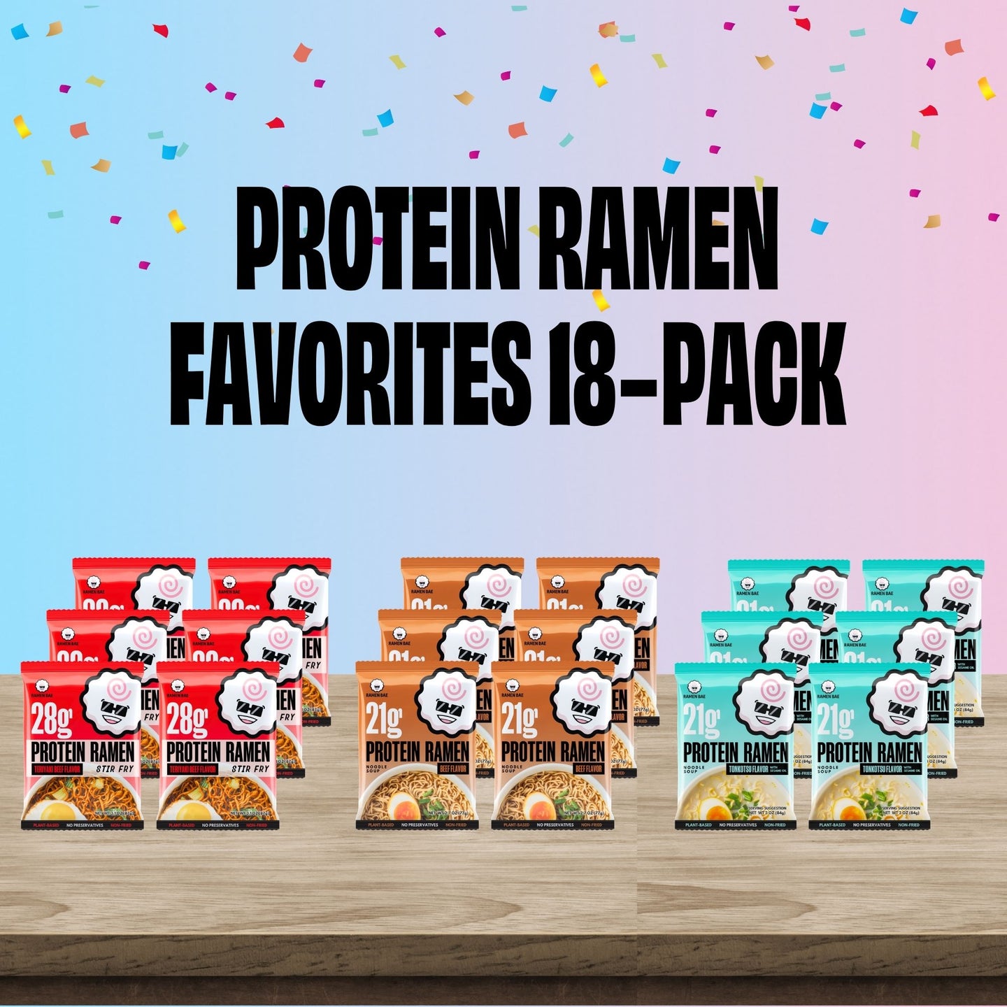 Protein Ramen Favorites 18-Pack