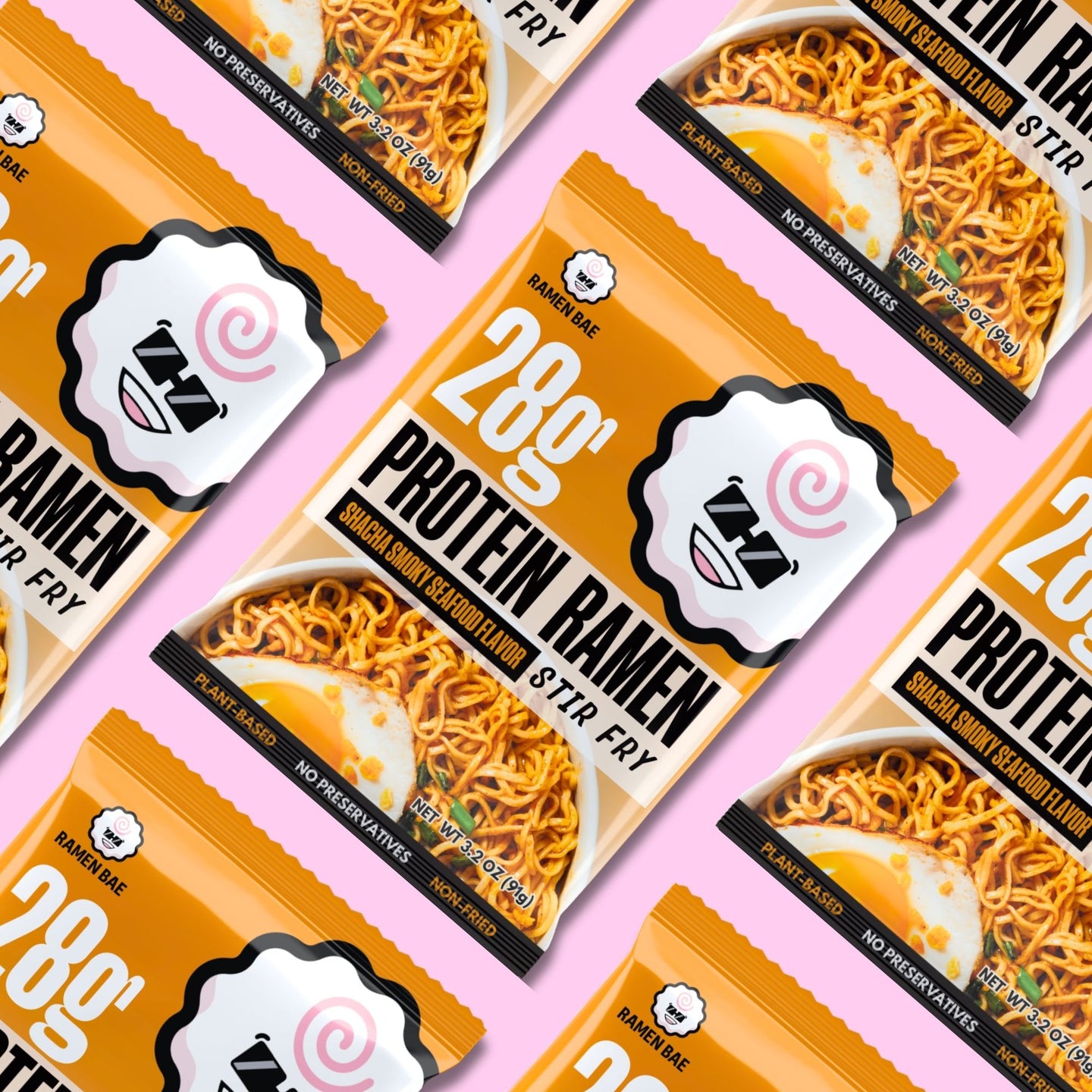 "Shacha" Smoky Seafood Stir Fry Protein Ramen