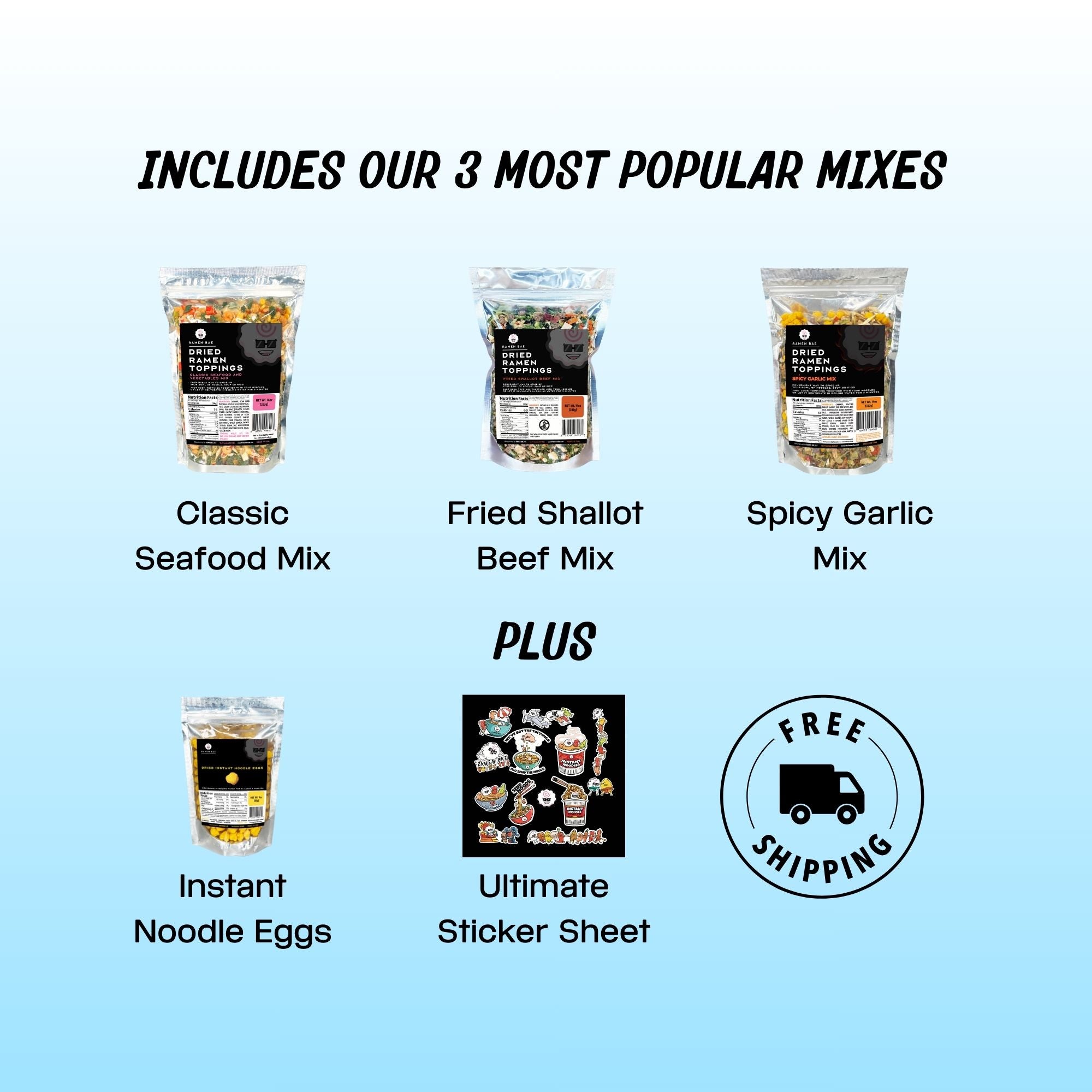 Toppings Bestseller Bundle - The Ramen Bae