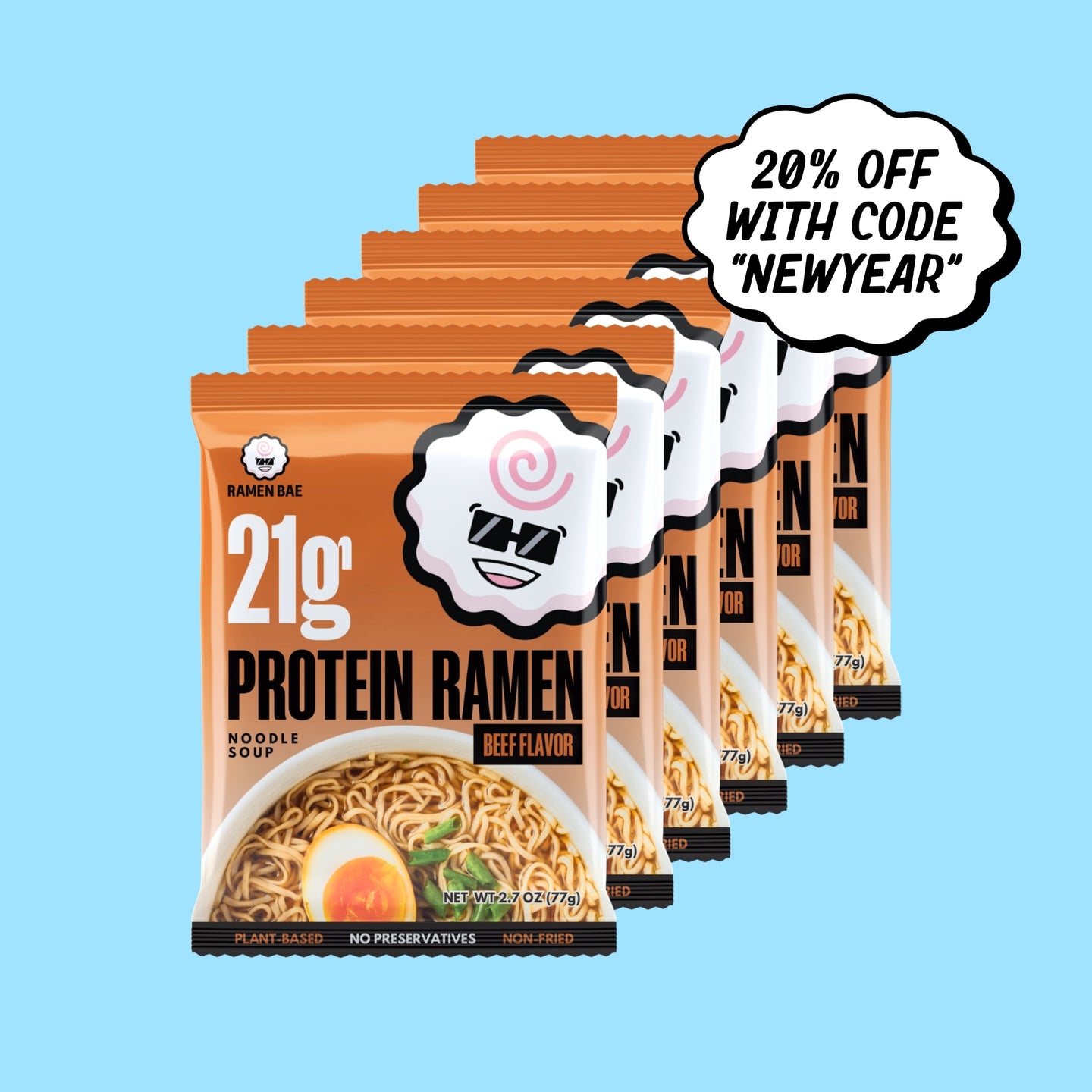 Beef Protein Ramen Soup