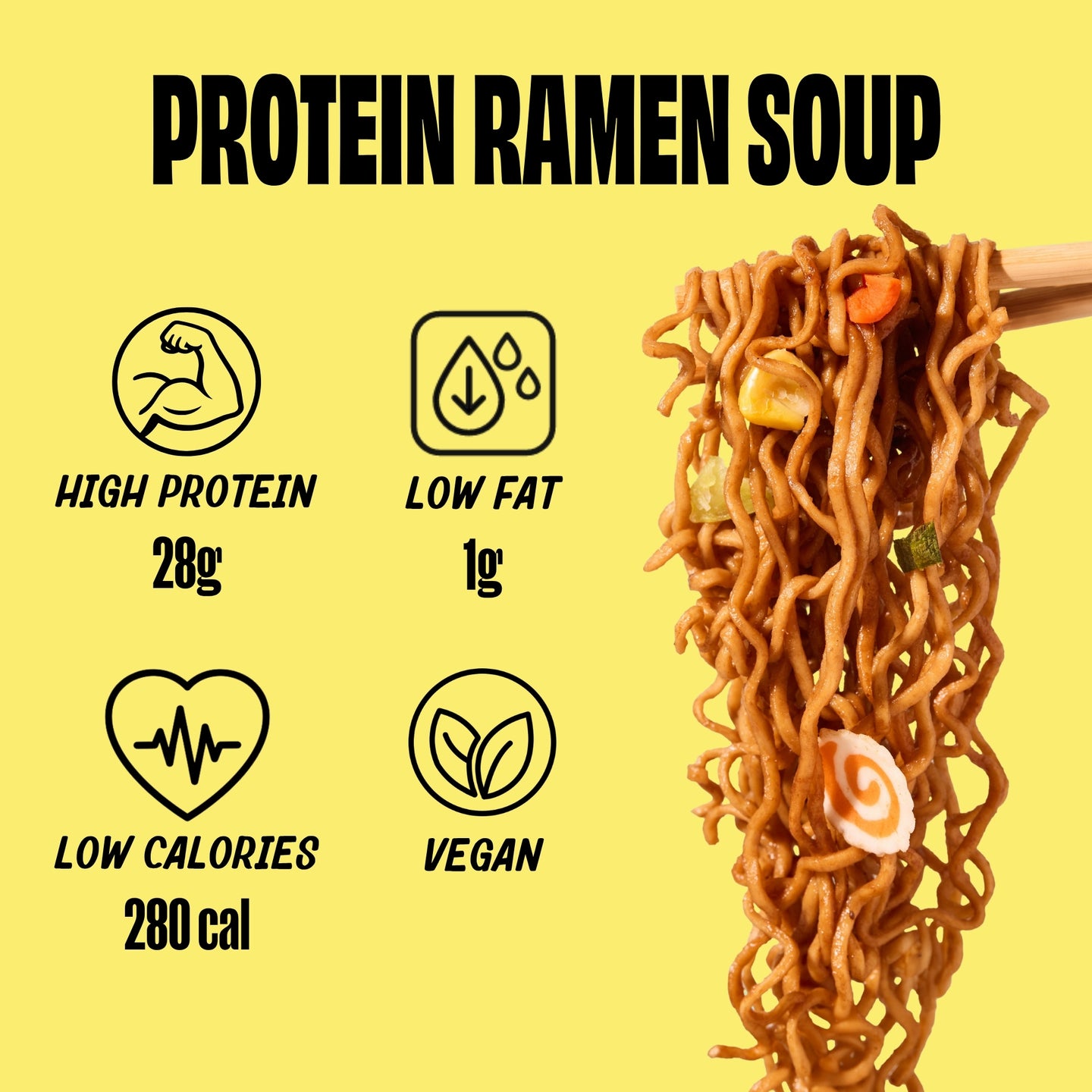 Chicken Protein Ramen Soup