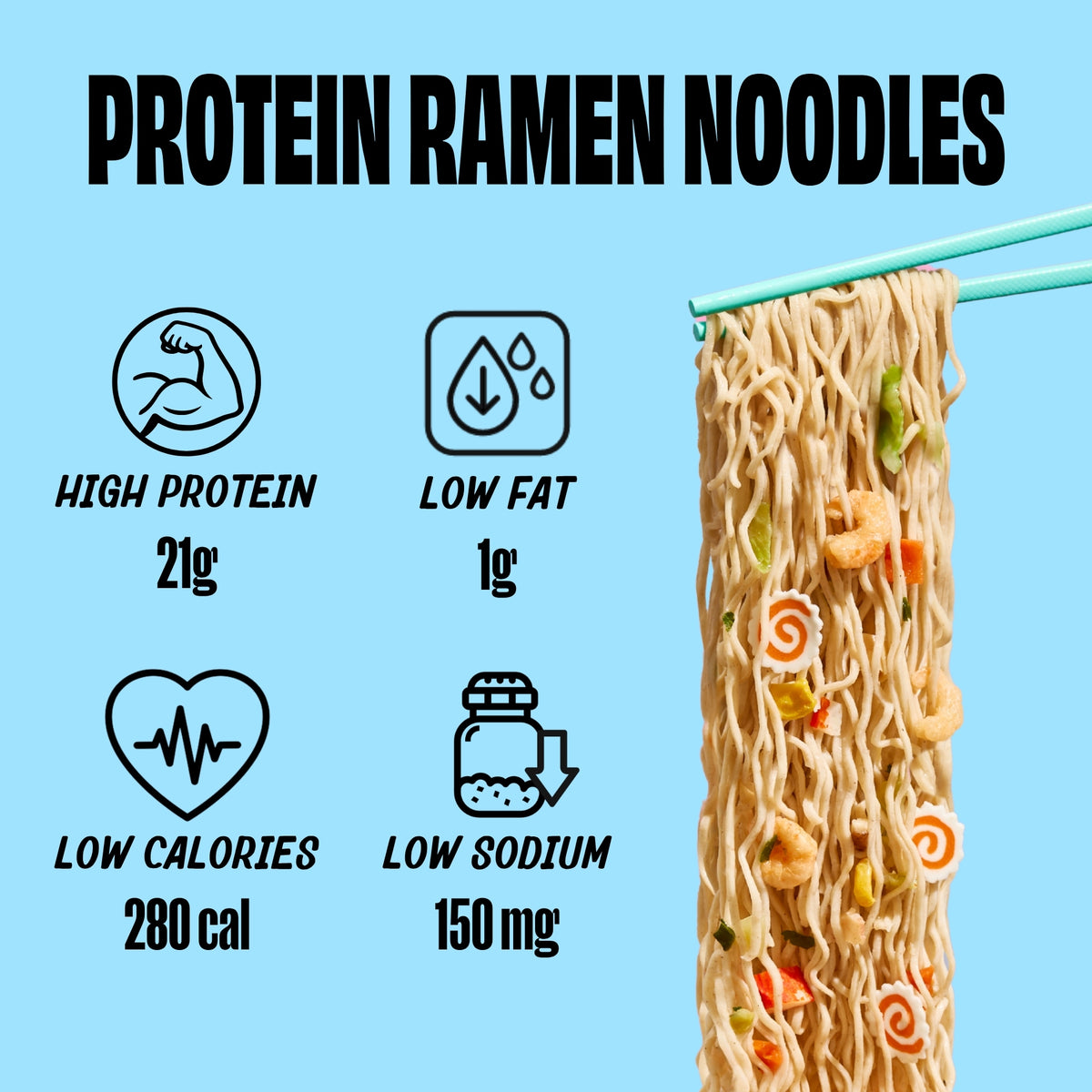 Plain Protein Ramen Noodles - The Ramen Bae