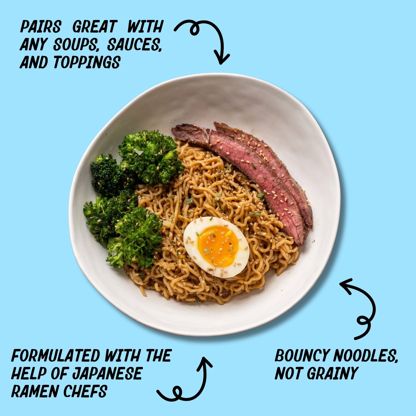 Plain Protein Ramen Noodles