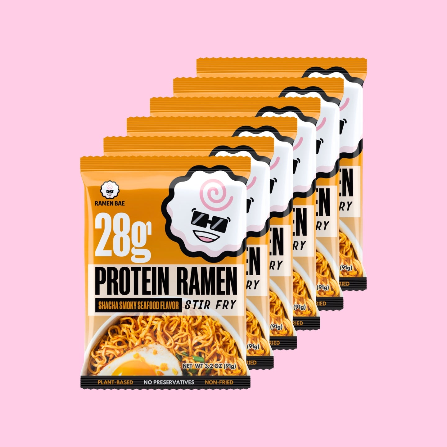 "Shacha" Smoky Seafood Stir Fry Protein Ramen