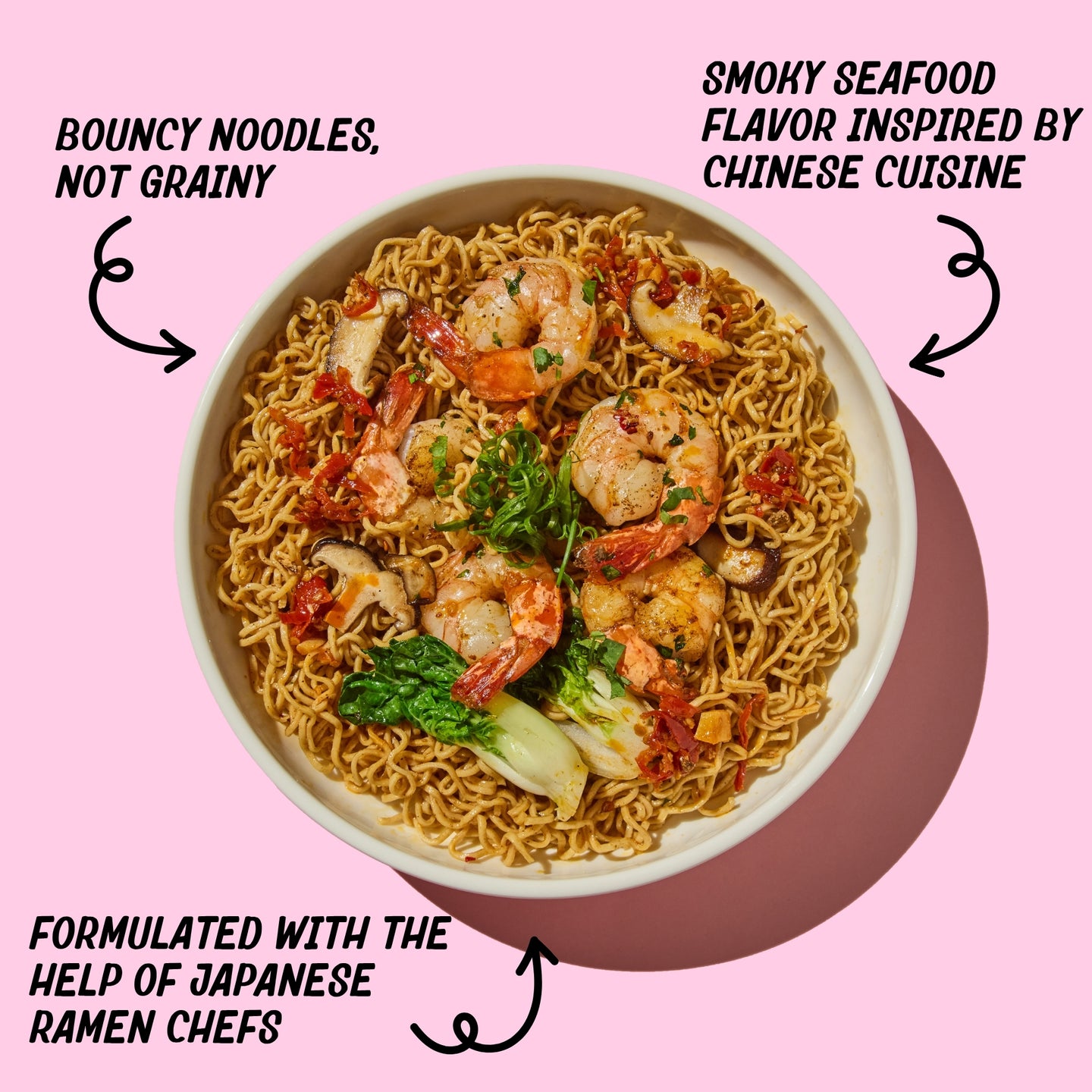 "Shacha" Smoky Seafood Stir Fry Protein Ramen