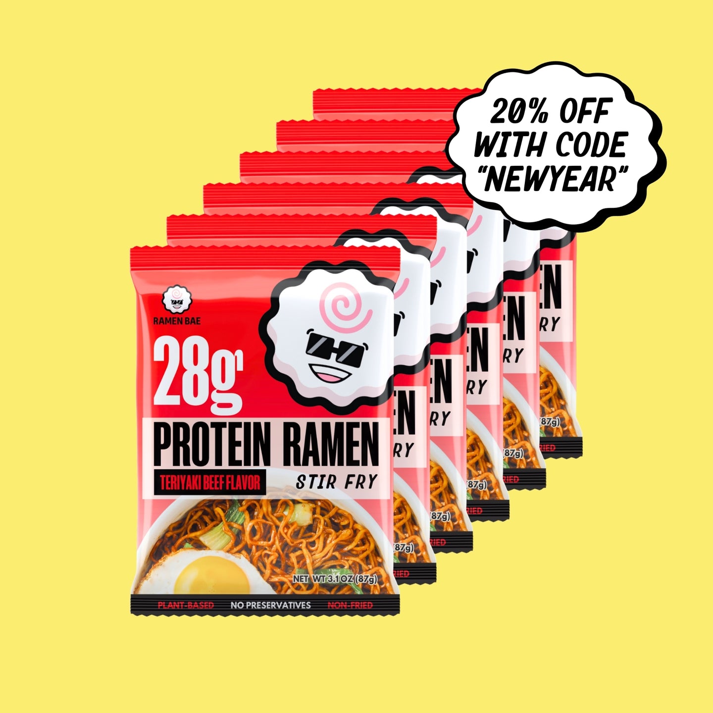 Teriyaki Beef Stir Fry Protein Ramen