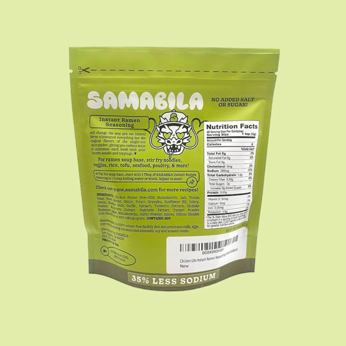 Ramen Seasoning Chicken Lite (Less Sodium)