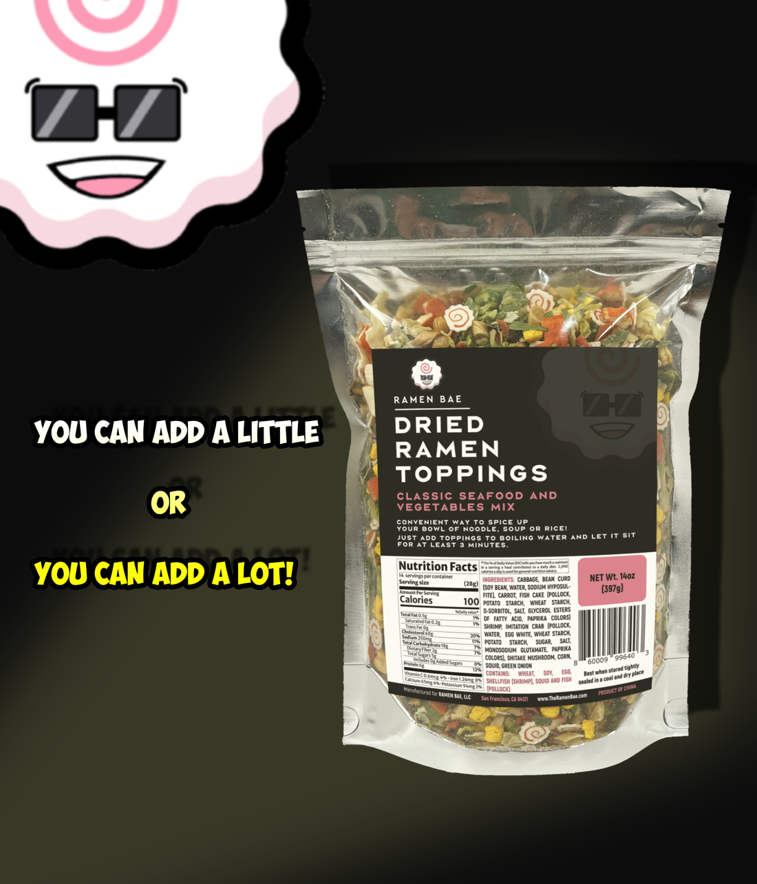 Ramen Bae Company: The Dried Ramen Toppings Store. – The Ramen Bae