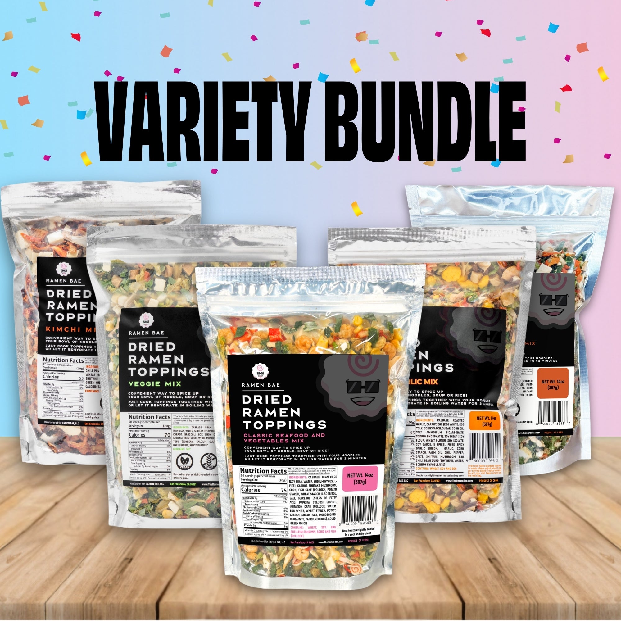Toppings Variety Bundle - The Ramen Bae